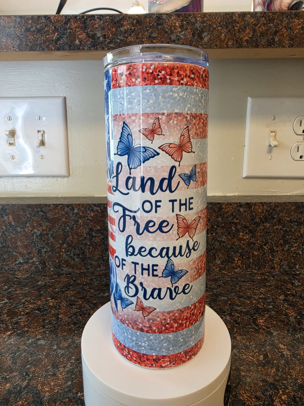 "Land of the Free" Tumbler